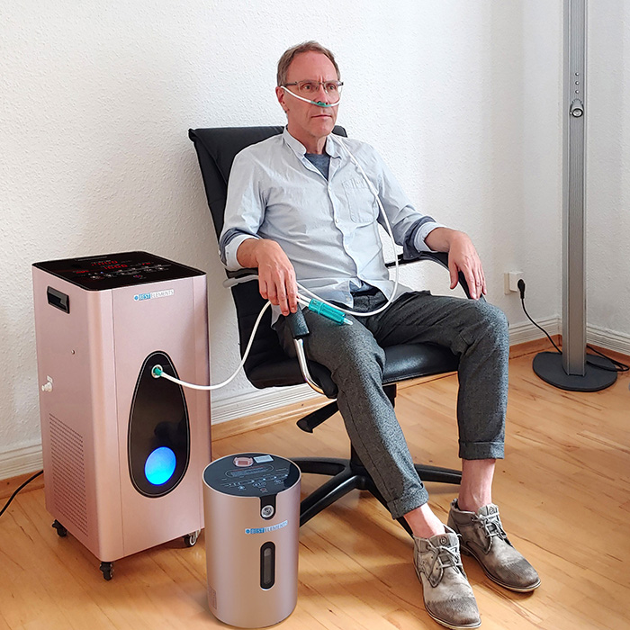 Anwendung einer Wasserstoff-Inhalation Anwendung einer Wasserstoff-Inhalation