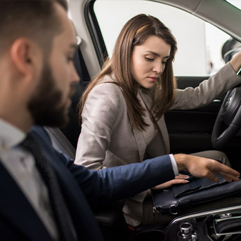 Auto Fahrer Beifahrer Seite Auto Fahrer Beifahrer Seite
