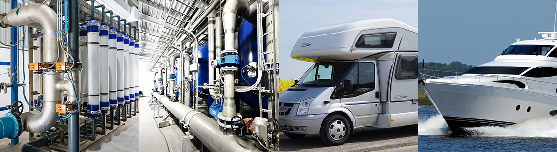 Wasserfilter für Industrie und Fahrzeugbau