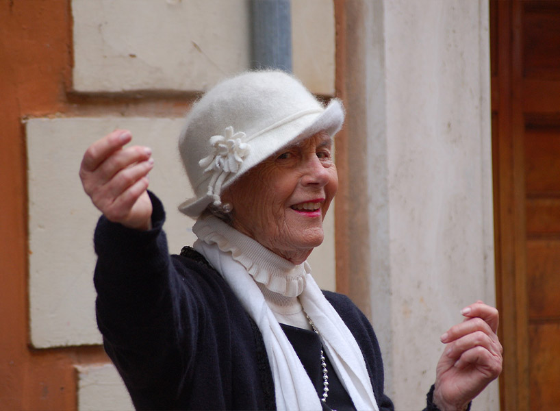 Seniorin Rentnerin