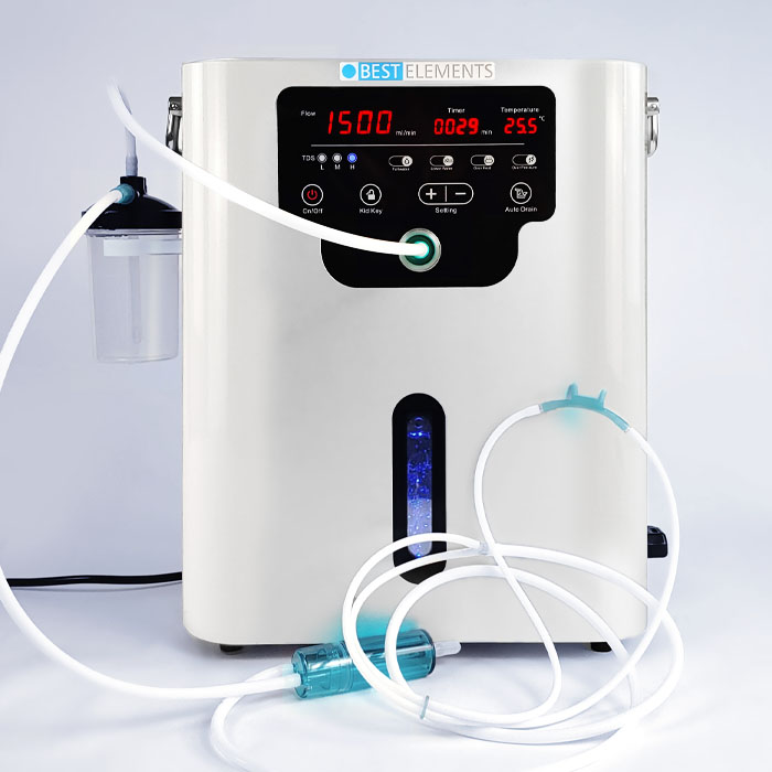 Wasserstoff Inhalator BE H2-1500 H2 O2 Ein Ausgang weiß