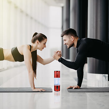 Workout Training mit H2Master Wasserstoffbooster Workout Training mit H2Master Wasserstoffbooster